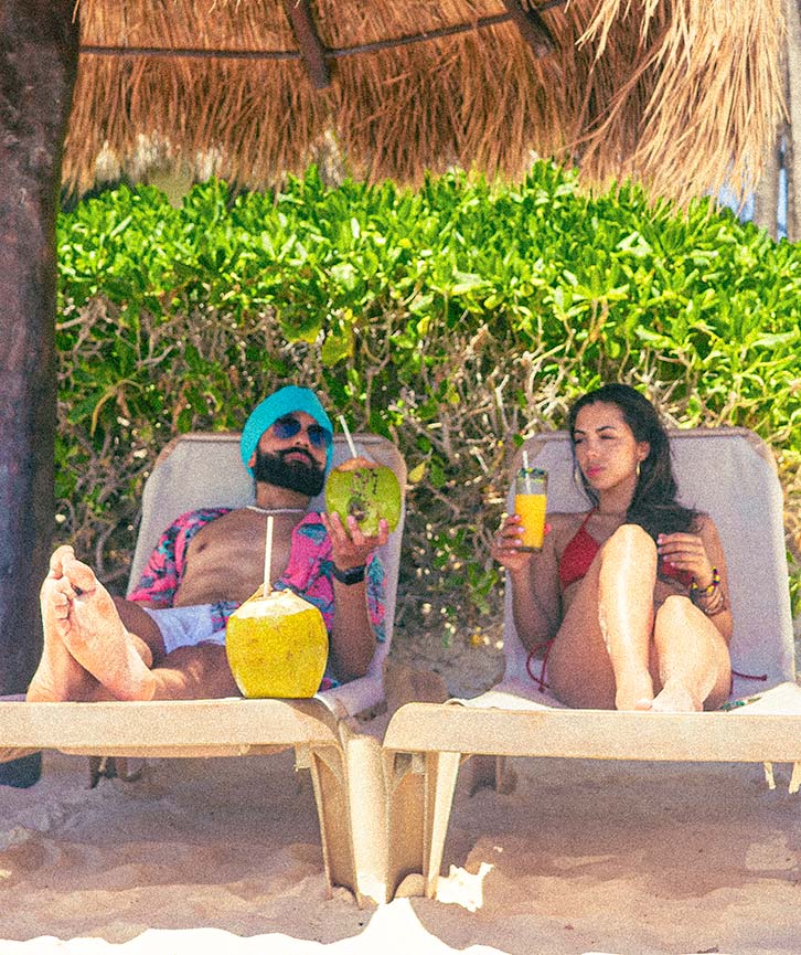 Deewaan & Luisa On the Beach
